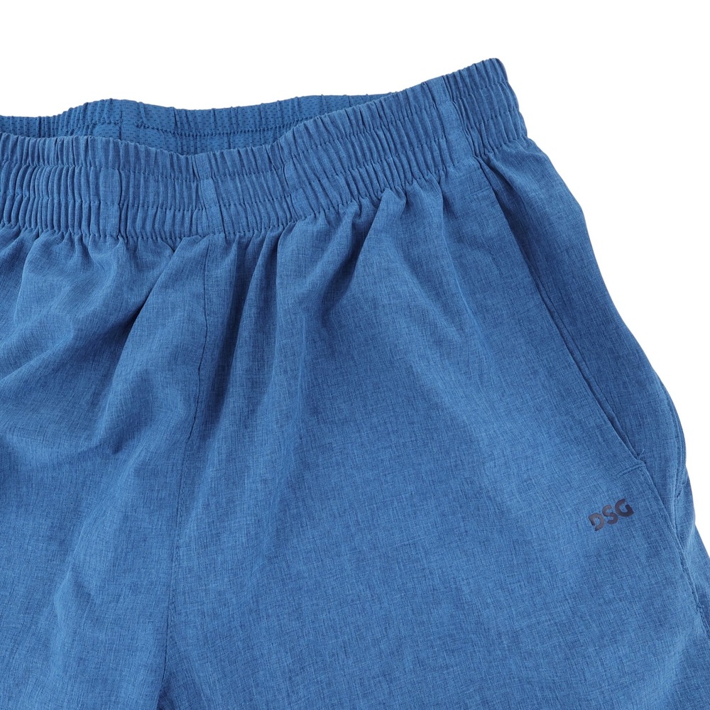 DSG Heathered Athletic‎ Training Shorts Blue Mens Large